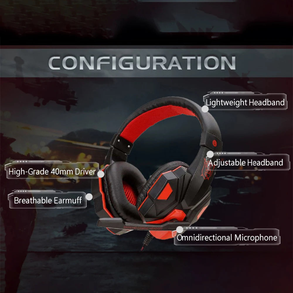 Auriculares Gaming con Cable Virwir | Mic 120° Cancelación de Ruido | PS4/PS5/Xbox/PC/Laptop - Firu Total Sales