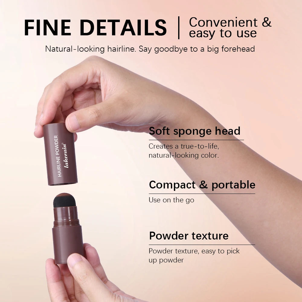 Hairline Powder Long Lasting Shadow Filling Forehead Hair Gaps Waterproof Sweat-proof Fine Powder Natural Color Hairline Makeup