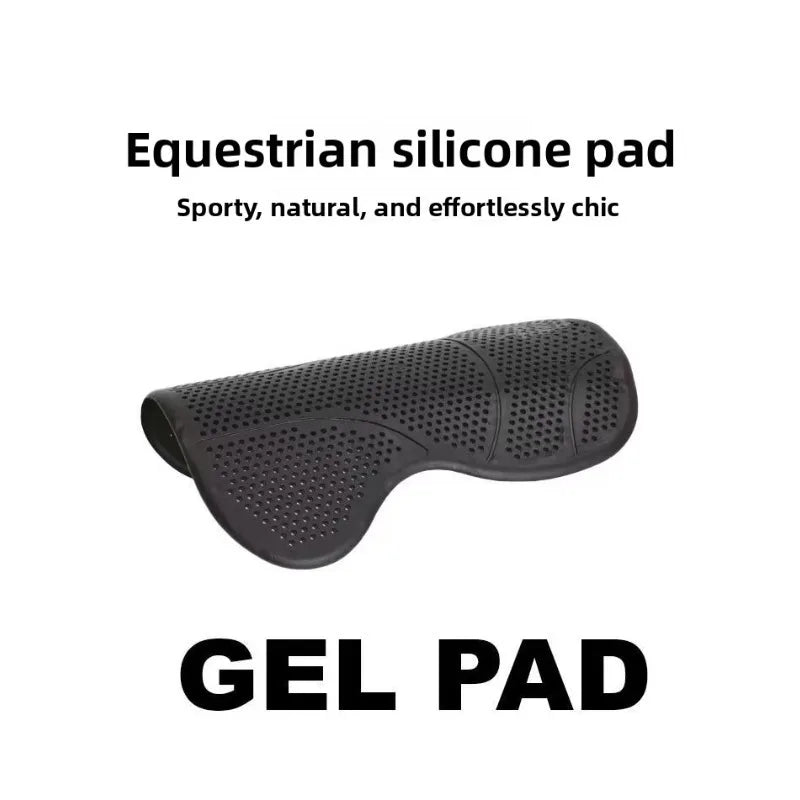 Equestrian Silicone Shock Absorption Balance Pad Anti-Slip Breathable Saddle Pad for Horse