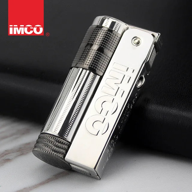 Original IMCO Lighter Old Oil Flint Lighter Windproof Stainless Steel Cigarette Petrol Oil Lighter Inflated Gadgets Man