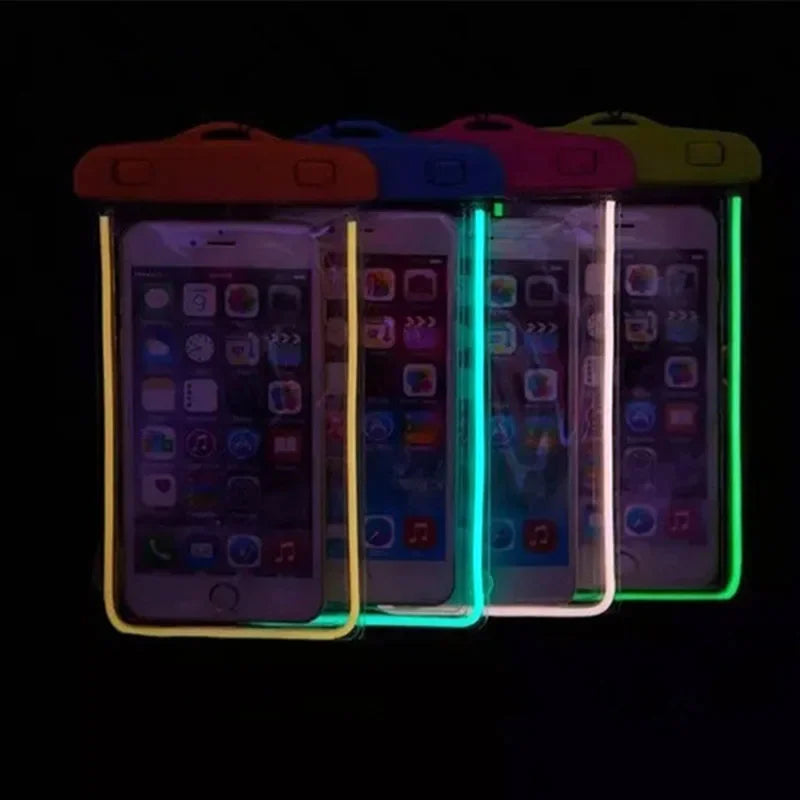 Funda Impermeable para Celular 6 Pulgadas - Bolsa Seca para Playa, Piscina y Deportes Acuáticos