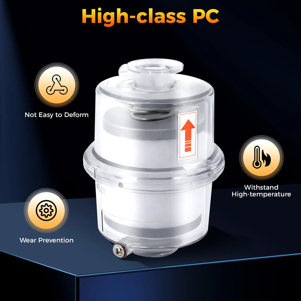 Vacuum Pump Exhaust Oil Mist Filter Oil Spray Arrester/ Fume Separator Exhaust Filter Kf25 Interface