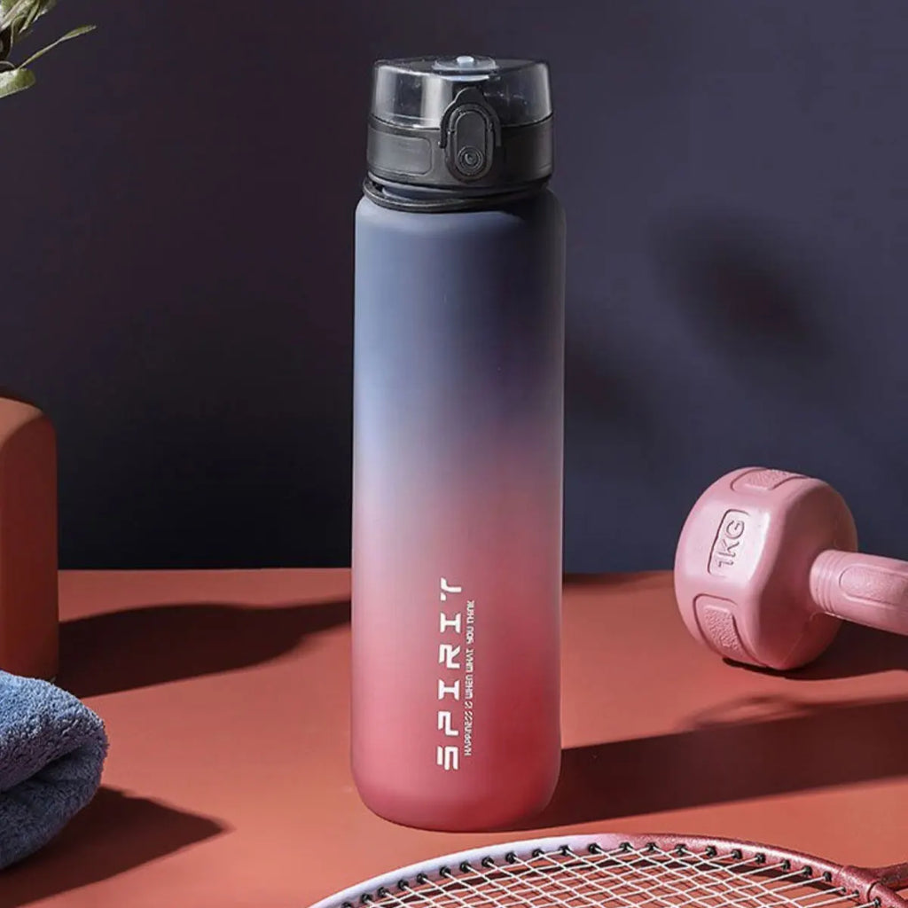 Gradient Water Bottle - 1000ml/600ml/750ml Capacity Outdoor Camping Gym Suitable Holiday Gift Birthday