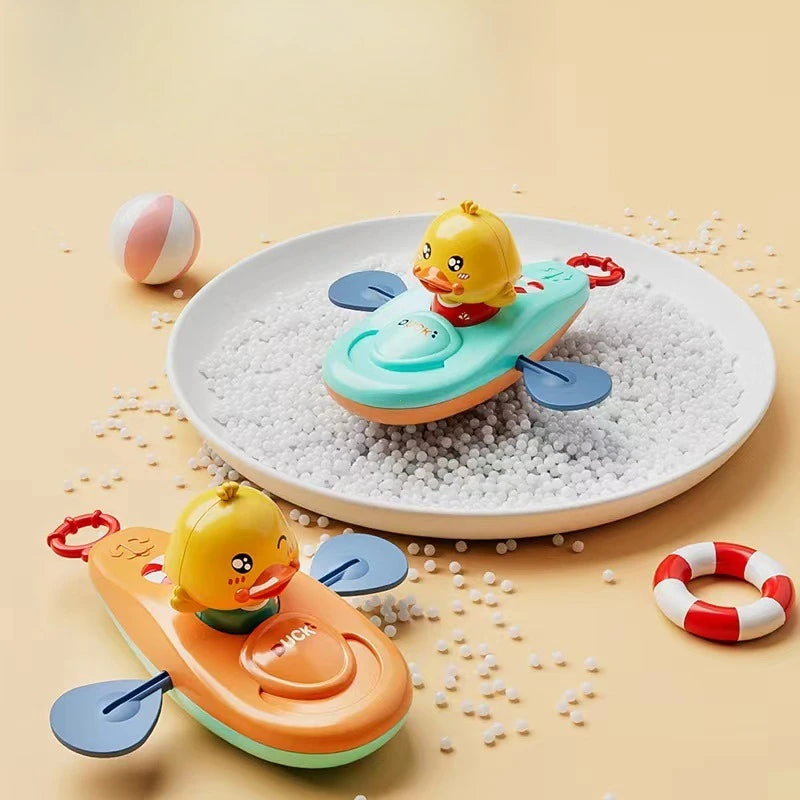 Bath Toys Cute Swimming Clown Fish Bath Toy for Toddlers Floating Wind Up Toys for Boy Girl New Born Baby Bathtub Toddler Toys