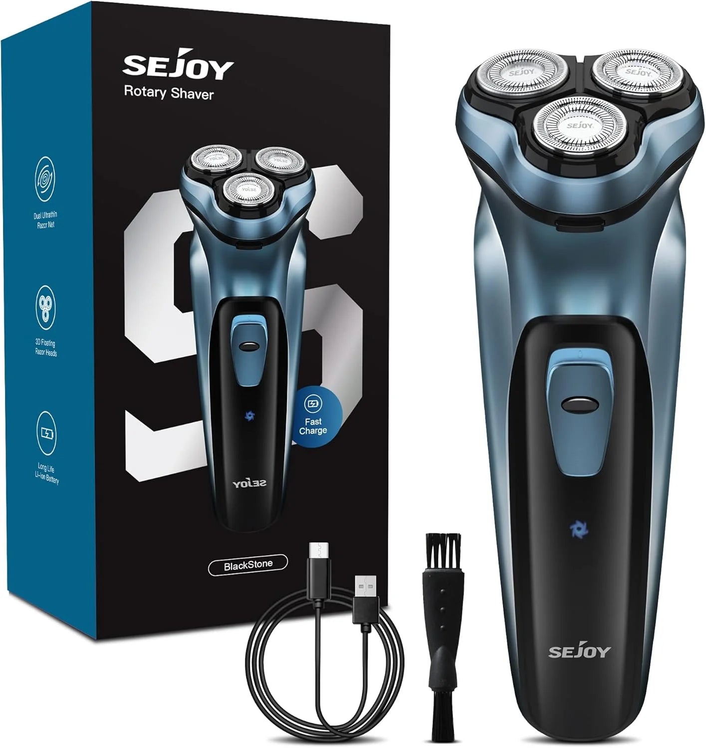 Sejoy Electric Razor for Men Rechargeable Electric Razor Shaving Machines  Mens Electric Shavers, - Firu Total Sales
