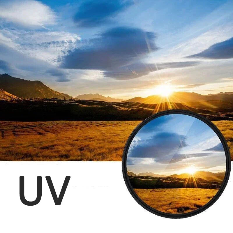 Lightdow UV+CPL+FLD+AND 2 4 8 Camera Lens Filter 6 in 1 Kits 49-82mm Kit for Cannon Nikon Sony Camera Lens USA ES Free Shipping