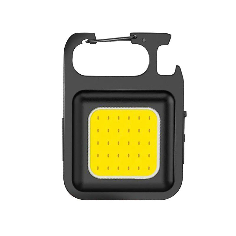 COB LED Mini Flashlight Super Bright Key Chain Light Outdoor Emergency Camping Flashlight Bag Accessories Key Ring Wholesale