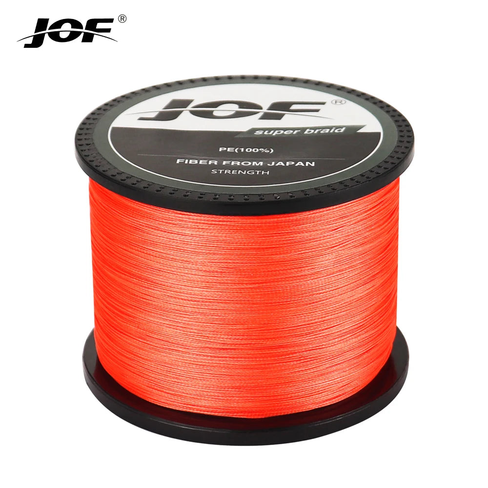 Línea de Pesca Trenzada JOF X8 300M-1000M | 8 Hebras PE | 20-100LB 🎣