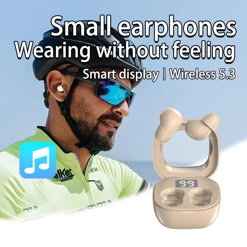 Auriculares SHUKE SK19 Pequeños | Bluetooth 5.3 | ANC | Para Dormir | Deporte | Invisibles | Todos los Teléfonos - Firu Total Sales