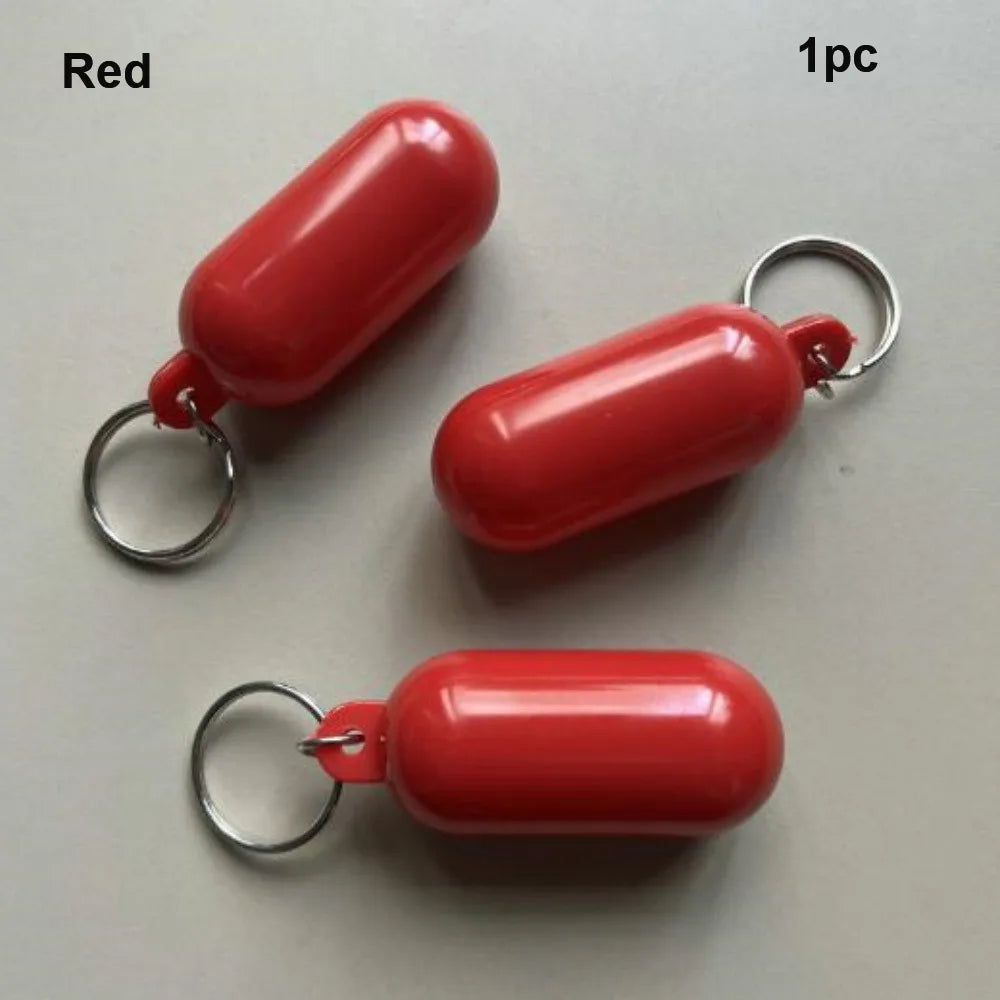 New Plastic Boat Kayak Floating Keyring 7 Colors Replacement Marine Sailing Boat Float Keychain Boat Accessory Floating Keychain