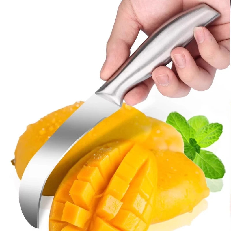 Fruit Knife Household Sharp Multi-function Scimitar Stainless Steel Special Knife for Cutting Pineapple Fruit Peeler Boning Knif