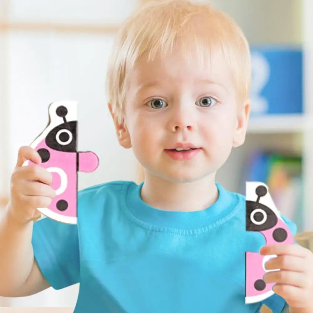 Alphabet Matching Game Puzzle Sight Words Matching Game Alphabet Matching Card Educational Toy Animal Words Preschool Learning
