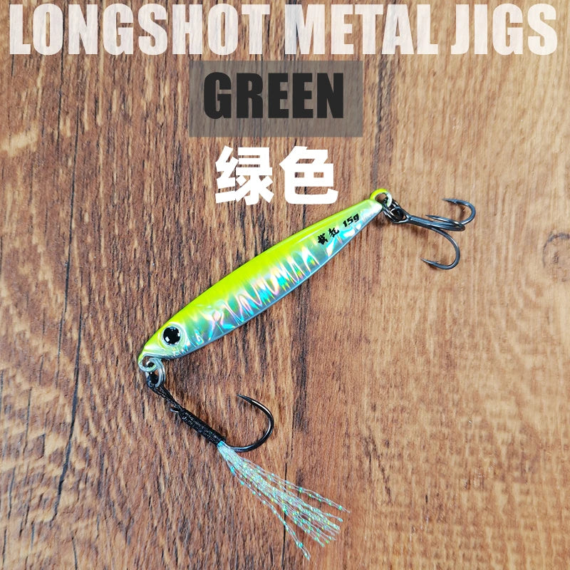 Mr JigginG Jig Metal Hundimiento Rápido | 10/15/20/30/40g | Pesca Mar | Bass | Shore Casting - Firu Total Sales