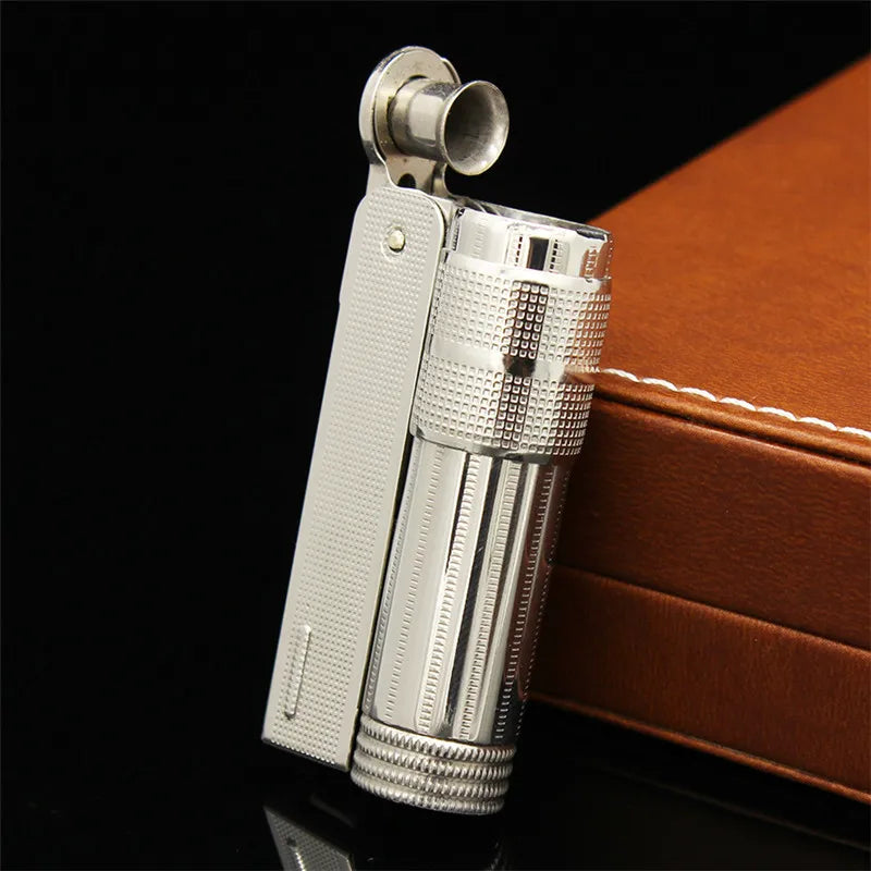 Original IMCO Lighter Old Oil Flint Lighter Windproof Stainless Steel Cigarette Petrol Oil Lighter Inflated Gadgets Man