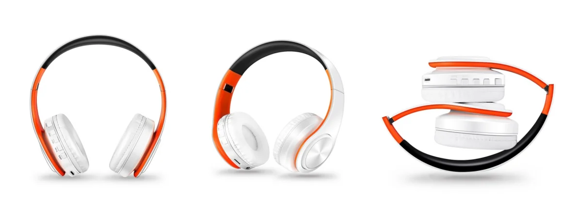 HIFI Stereo Bluetooth Headphones | FM Radio + SD Card + Mic | iPhone Samsung Xiaomi