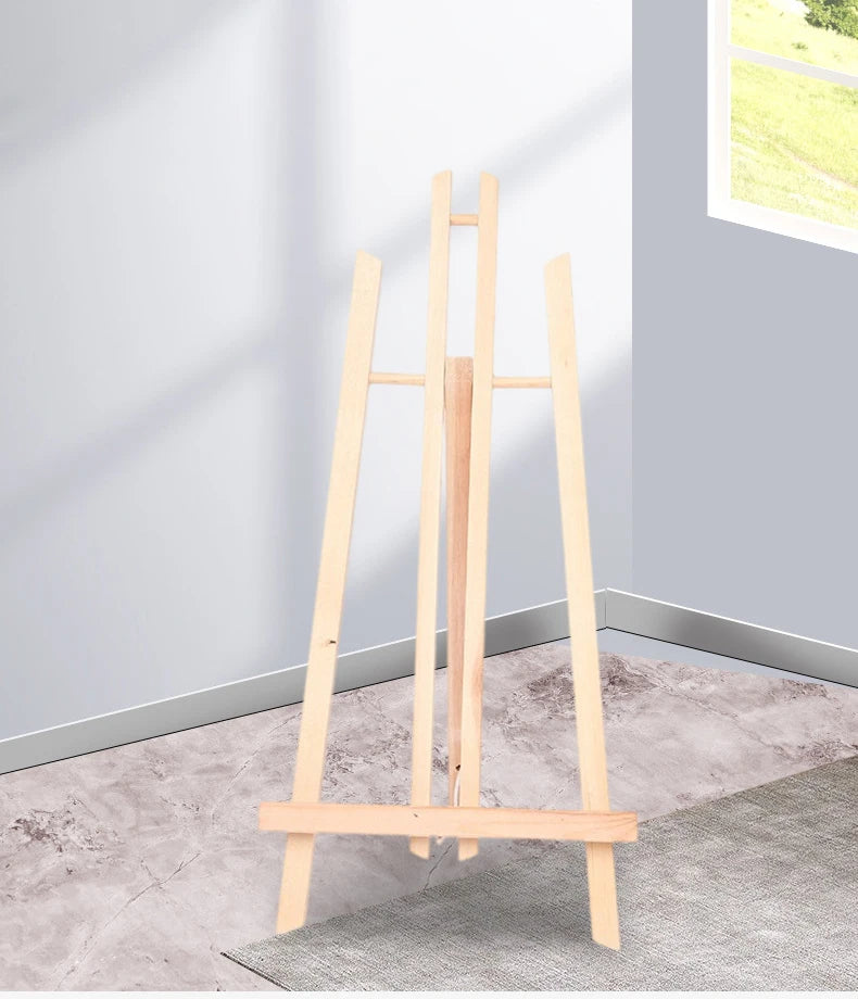 5 pcs Mini Wooden Easel for Mobile Phone Holders,Folding Desktop Display,Triangle Bracket,Drawing Board,Art Supplies