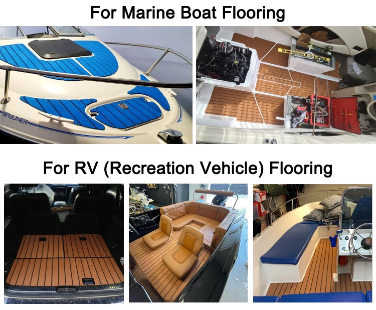 450x2400x5mm EVA Foam Decking Sheet Non-Skid Self Adhesive Marine Boat Deck Mat Yacht Flooring Army/Desert/Snow/Ocean Camo Pad