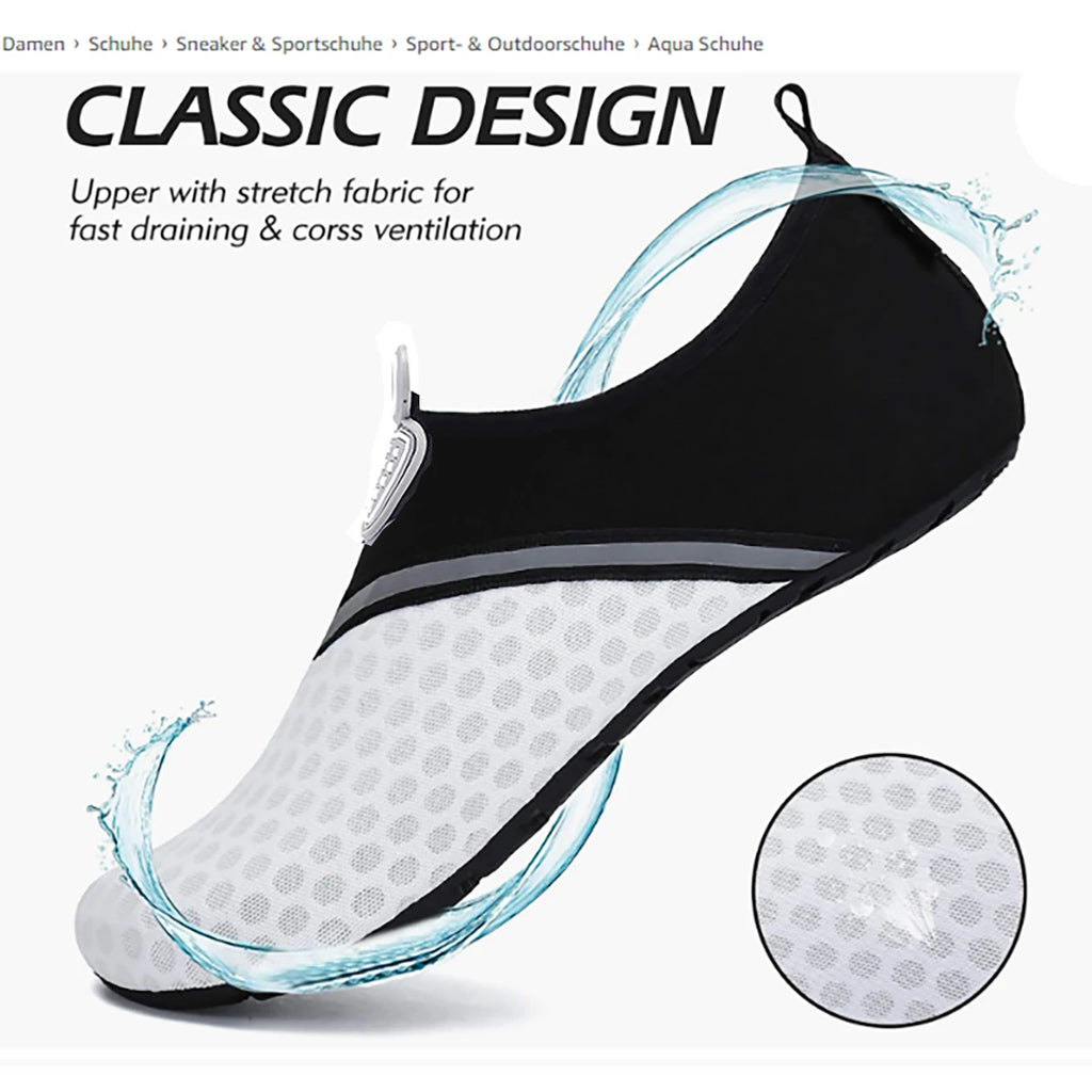 Water Sports Shoes Barefoot Quick-Dry Aqua Yoga Socks Slip-on for Men Women