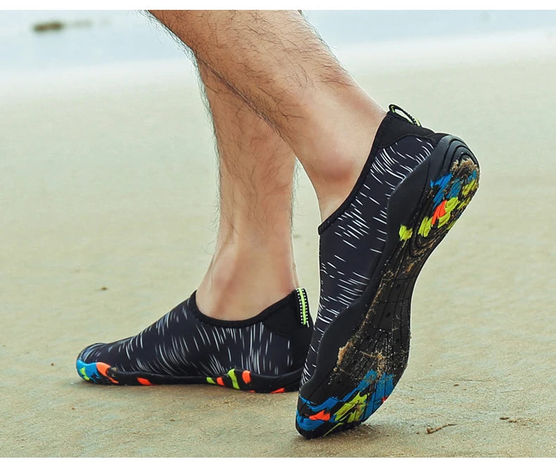 Quick-Drying Summer Water Shoes Unisex Seaside Beach Sock Barefoot Sneakers Men Swimming Upstream Sports Diving Aqua Shoes Women