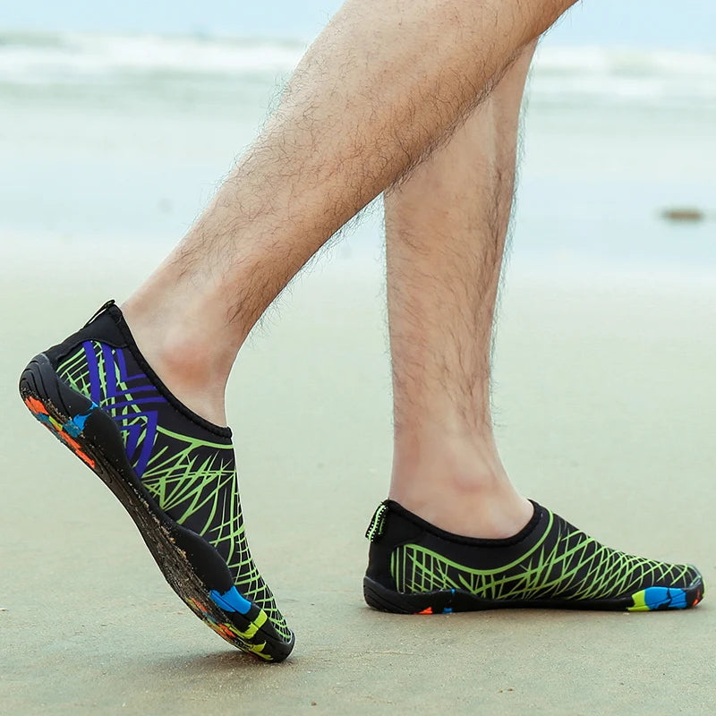 Quick-Drying Summer Water Shoes Unisex Seaside Beach Sock Barefoot Sneakers Men Swimming Upstream Sports Diving Aqua Shoes Women