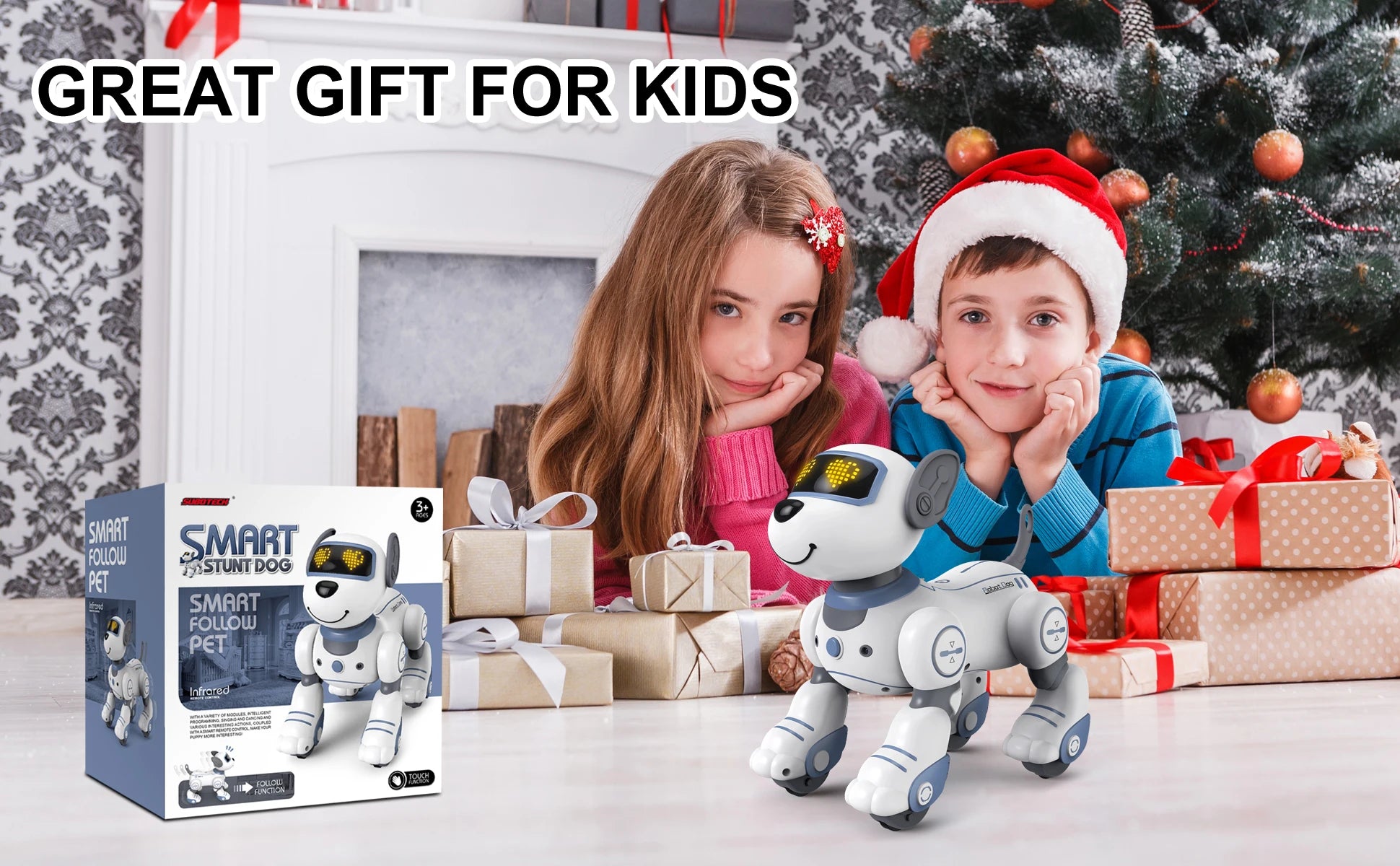 Perro Robot Inteligente con Control Remoto | Acrobacias | Regalo para Niños - Firu Total Sales