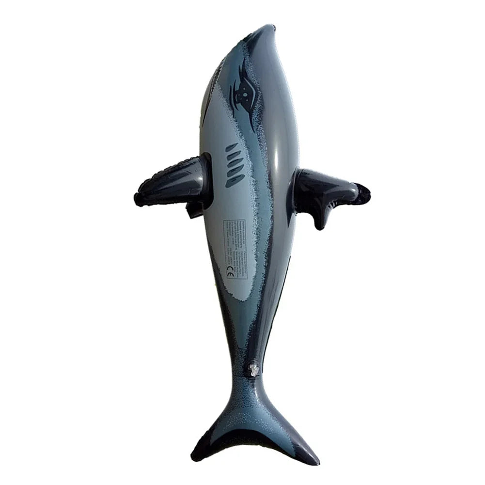 1PCS Floating Shark Float Toy Kids Adults Inflatable Water Swimming Pool Simulation Whale Fish Animals Toys Pool Accessories ﻿