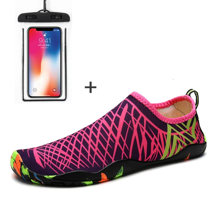 Quick-Drying Summer Water Shoes Unisex Seaside Beach Sock Barefoot Sneakers Men Swimming Upstream Sports Diving Aqua Shoes Women