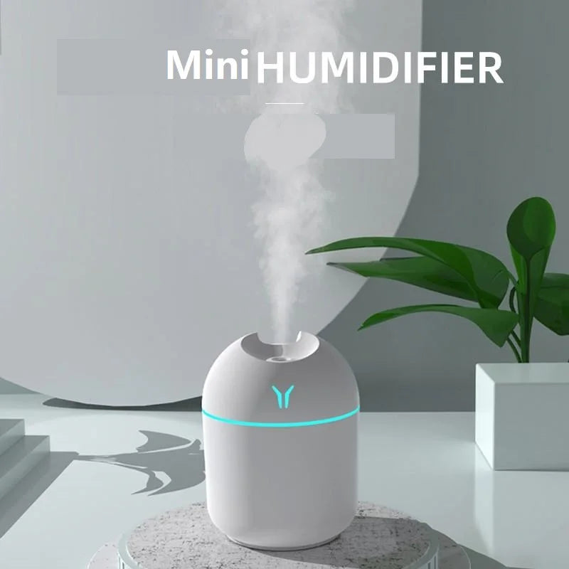 Difusor Portátil de Aceites Esenciales 250ml USB | Luz Nocturna | Sin BPA 🌿