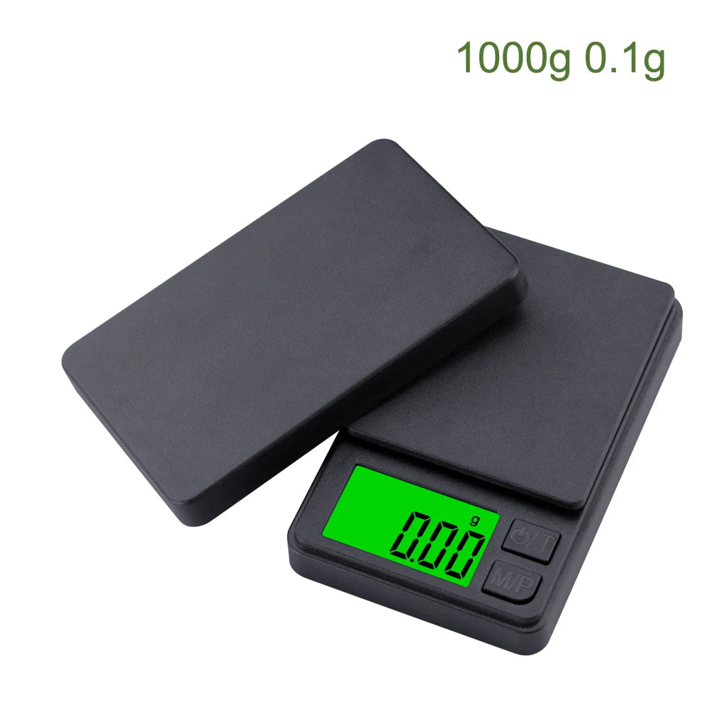 Mini Pocket Digital Scale 500g/0.01g | LCD Backlit | Food Jewelry Gold