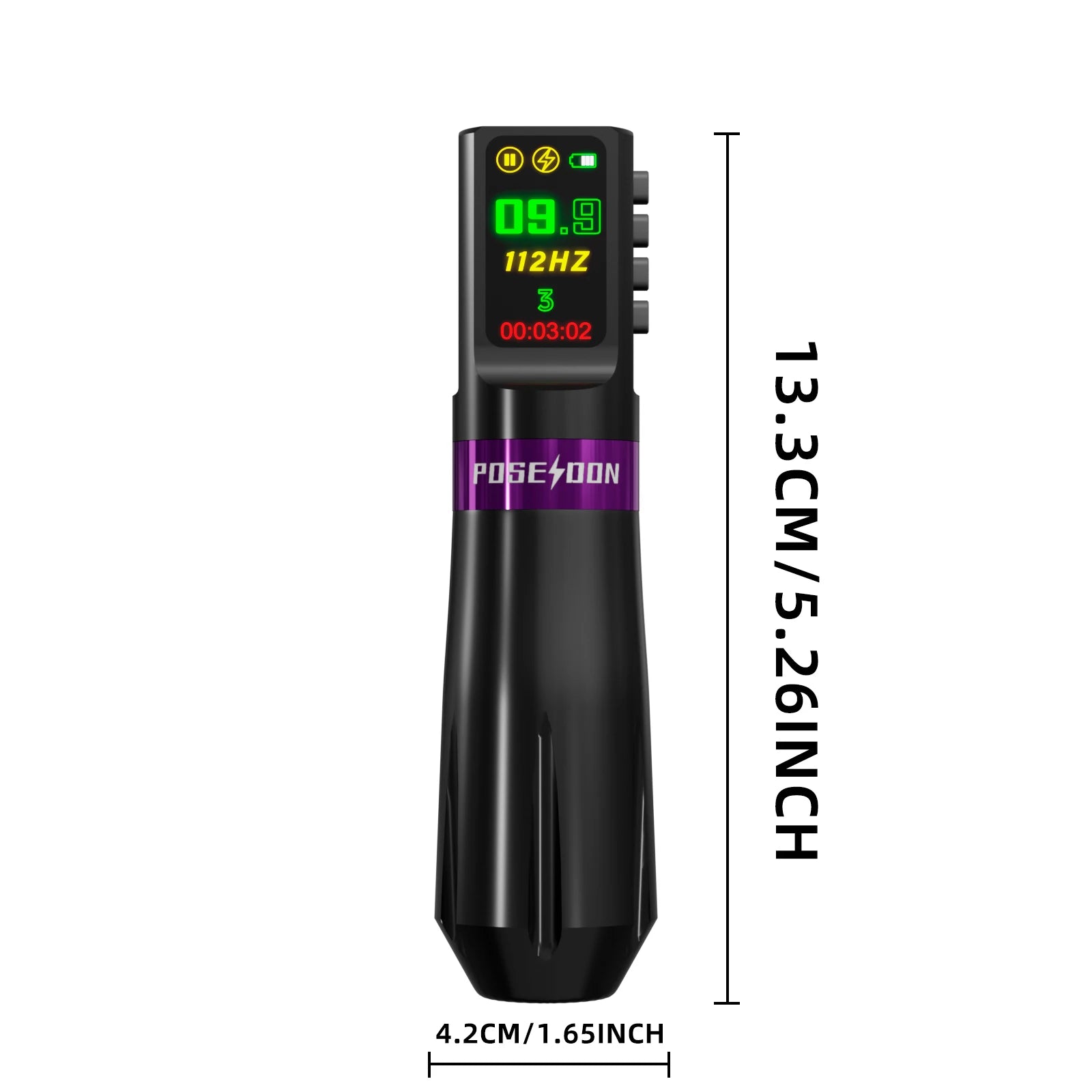 Tattoo Kit POSEIDON New Memory Tattoo Pen Kit For Permanent Makeup Tattoo Machine Wireless Tattoo Power Supply Tattoo Gun Kit