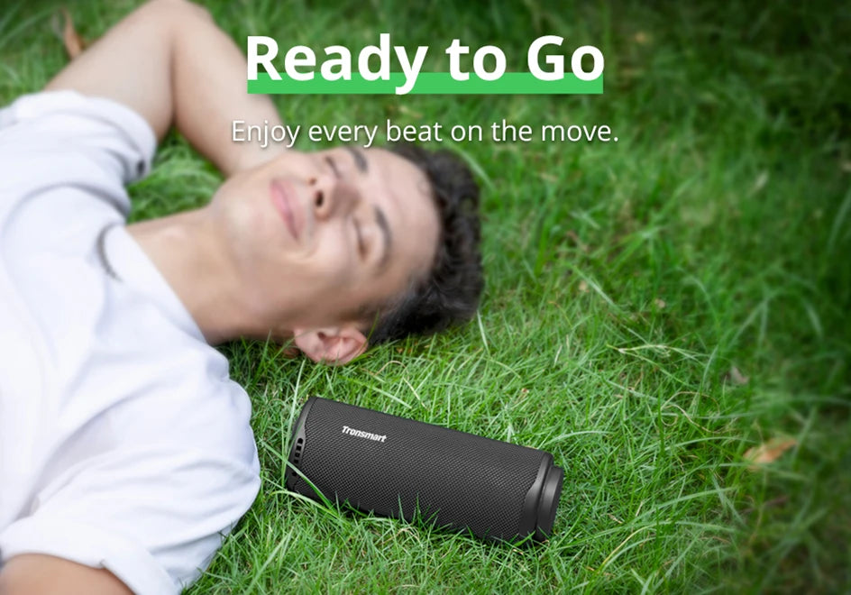 Tronsmart T8 Speaker Bluetooth Portable Speaker with Deep Bass, 40W, 360 degree Sound, Waterproof IPX7, for Camping