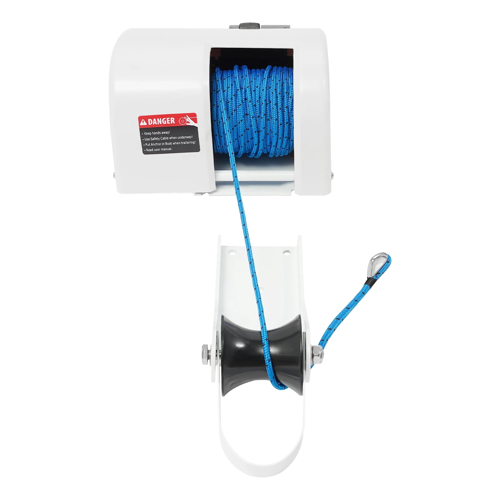 45LBS/25LBS Boat Electric Anchor Winch 12V Marine Saltwater Boat Windlass Kit w/ Remote Control & Bracket for Anchoring Dropping