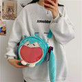 Anime Hatsune Miku Cosplay Plush Backpack Ita Bag Women Bag Shool Student Men Velvet Shoulder Bag Girl Gift