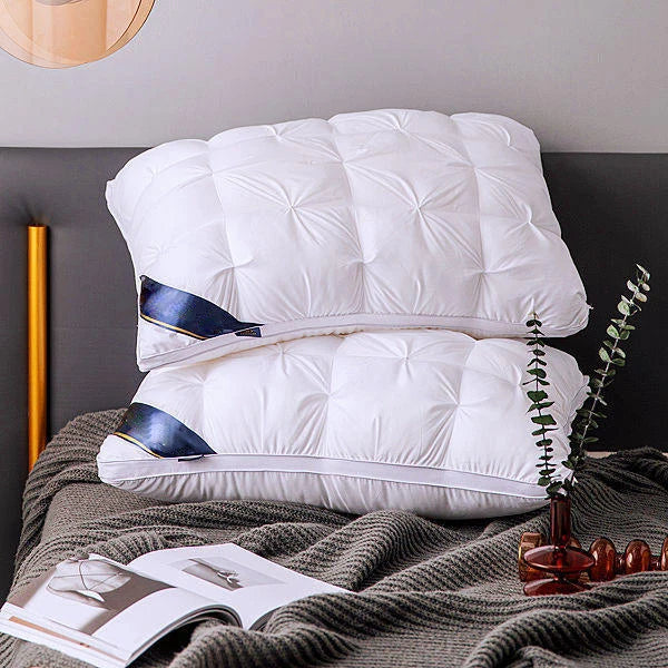 2PS Pillow Set, Soft Support Pillows for Beds, Double Set, Hotel Series Standard, Suitable for Back, Stomach or Side Sleepers
