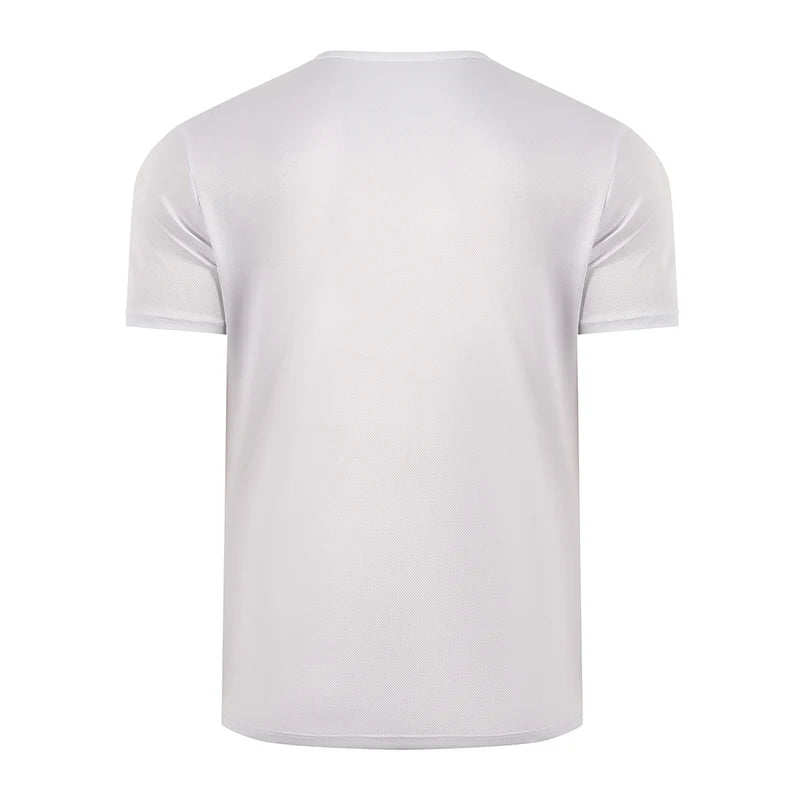 3/1 piece men's summer black and white short sleeved comfortable round neck T-shirt with mesh splicing breathable casual top