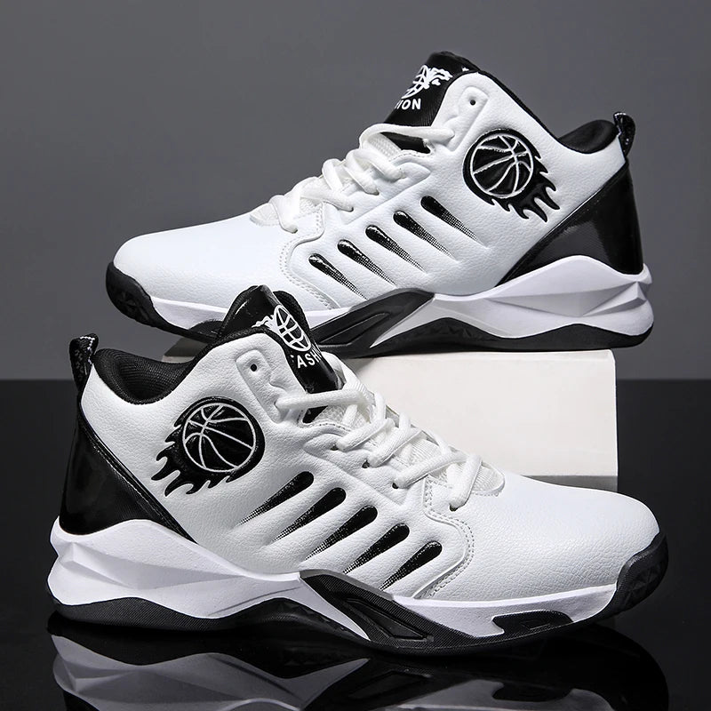 Men's Basketball Shoes – Breathable, Non-Slip, Waterproof Sneakers