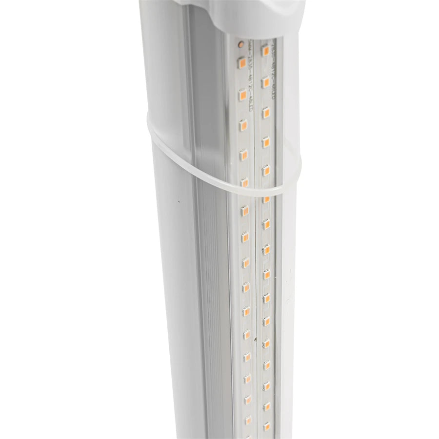 6-Tiers 30 Planting Holes Hydroponics Vertical Growing Kit, Tower Standing Soilless Vegetable Grower with LED & Water Tank