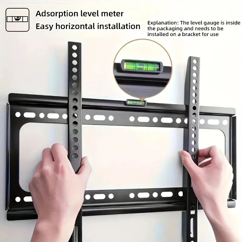 Universal  TV Wall Mount Bracket for Most 25-63 in LED Plasma TV Stand Holder Max VESA 400X400mm 50kg Space Saving Home Goodies