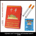 Prank Cigarette Toy，Realistic Fake Smoking Bubble Blower，Funny Gag Gift for Parties and Holidays
