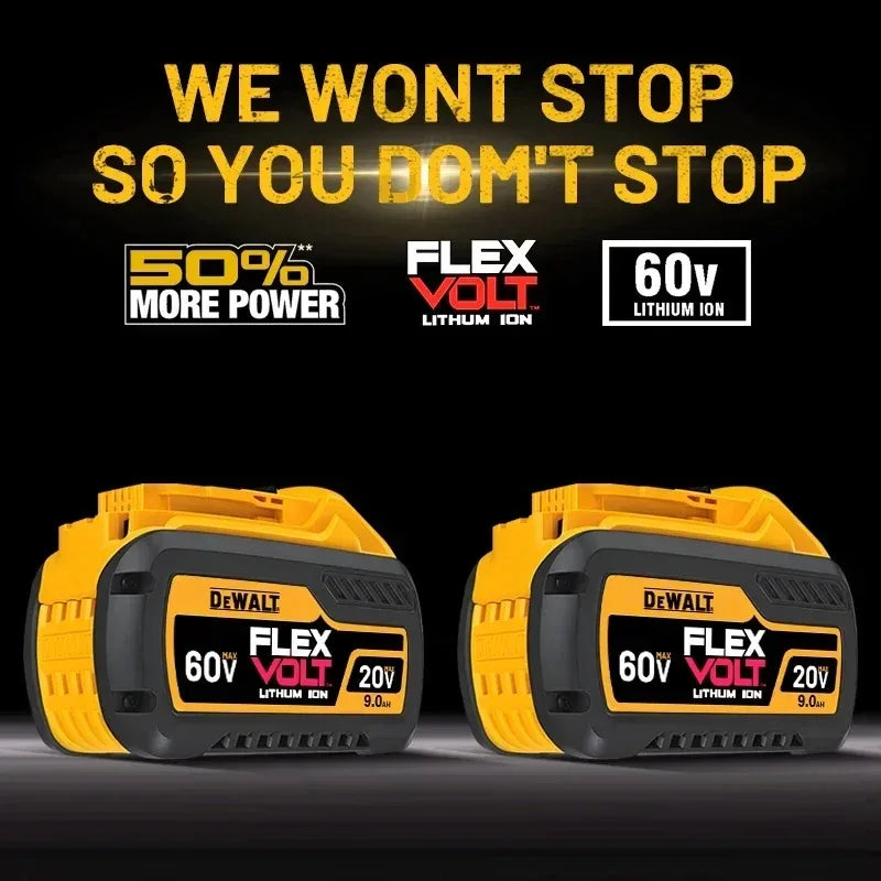 100% Genuine Dewalt 20V Battery,5AH 6AH Rechargeable Lithium Ion Battery, Dewalt DCB200 Power Tool Replacement Battery