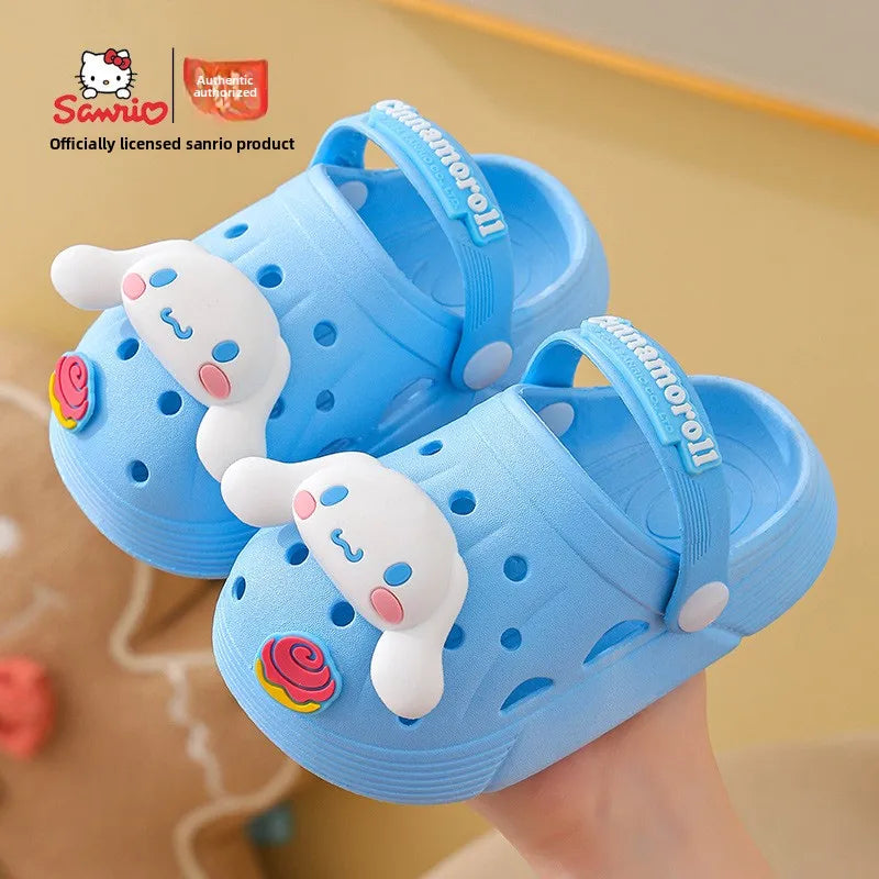 Pantuflas Sanrio Hello Kitty Kuromi para Niñas | Suaves Antideslizantes | Verano 🐱