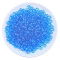 50Pcs 100Pcs Transparent 4mm Big Hole Dreadlock Beads for Jumbo Braids Dreadlock Resin Clear For Hair Accessories Styling Tool