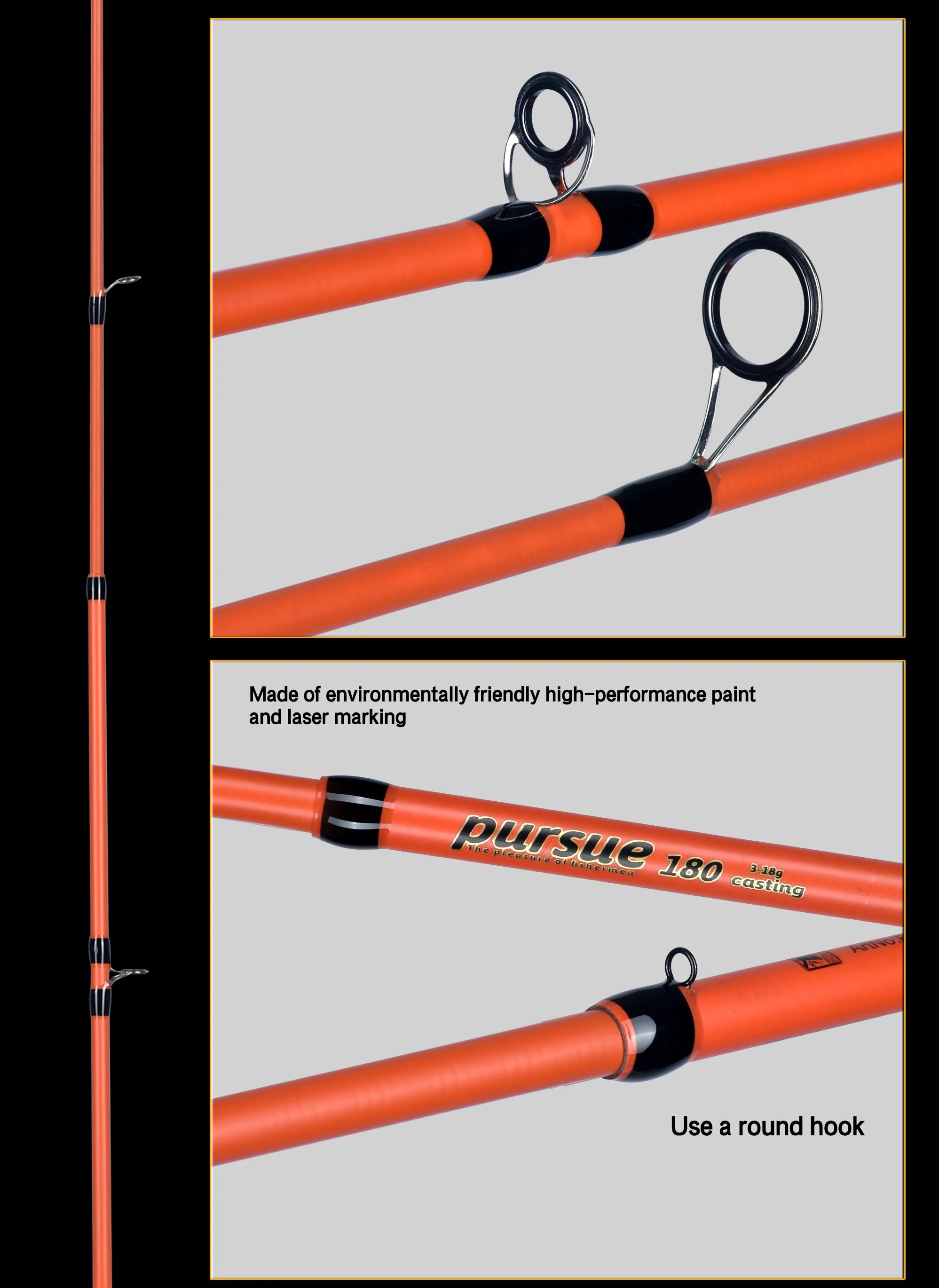 BIUTIFU-Spinning Casting Mini Rock Fishing Rod Carbon Travel Baitcasting Winter Pole Fast Ultralight Lure Weight 3-18g 1.8m 2.1m