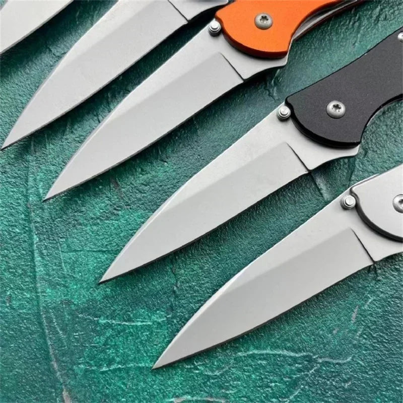 KS Leek 1660 Folding Knife Aluminum Handle Window Breaker Portable Fruit Knife Self-Defense Knife Outdoor Utility Cutting Knife