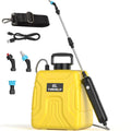 6L/9L Battery Powered Electric Sprayer, USB Rechargeable Garden Watering Tool With 66cm Telescopic Wand, 3 Replaceable Mist Nozz