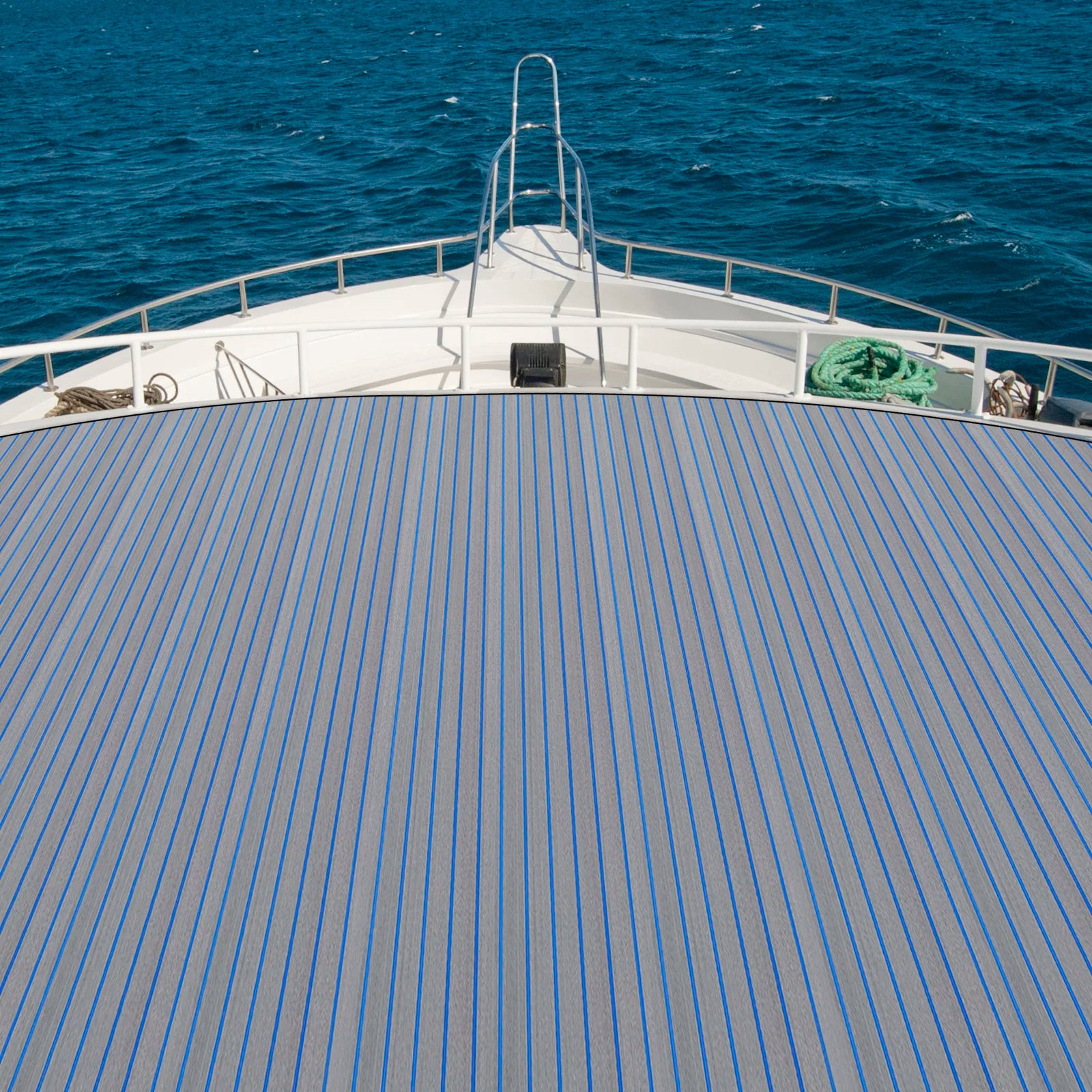 240*60cm/240*90cm EVA Foam Non-Slip Boat Deck Mat 6mm Thick Waterproof Marine Yacht Faux Teak Decking Sheet Flooring Carpet Pad