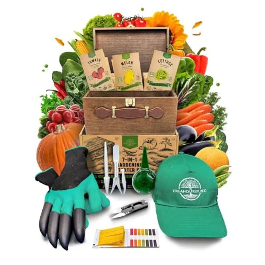 75 Vegetable Greens Seeds Variety Pack Garden Seed Starter Kit - Over 44 700 Non-GMO Heirloom Seeds for Planting Vegetables and