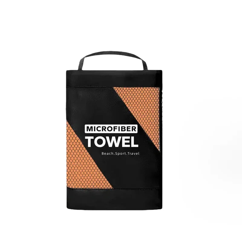 Toalla de Microfibra Premium 6 Tamaños con Bolsa - Playa, Gym, Yoga y Camping