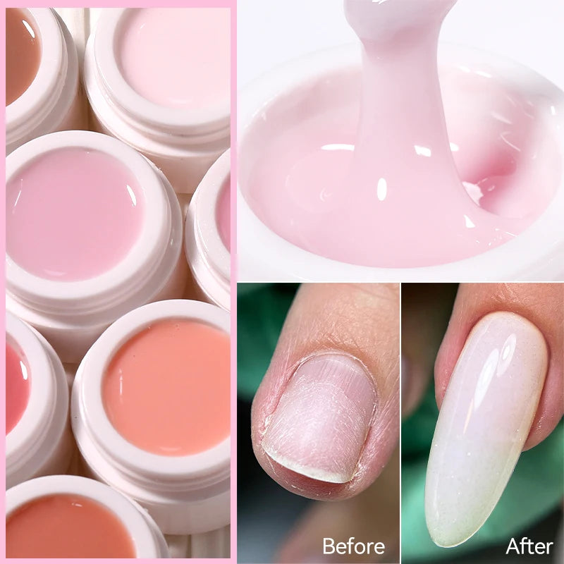 Gel Extensión de Uñas UR SUGAR 15ml | Camuflaje | Nude Rosa | Hard Gel Acrílico 💅 - Firu Total Sales