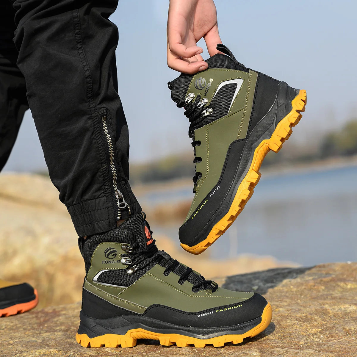 Botas de Trabajo Hombre | Transpirables | Punta de Acero | Antipinchazos | Moda y Protección